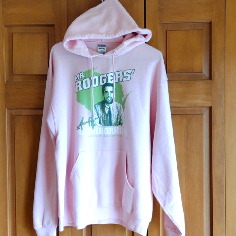 Aaron Rodgers Mr Rodgers Neighborhood Sweatshirt Sz L